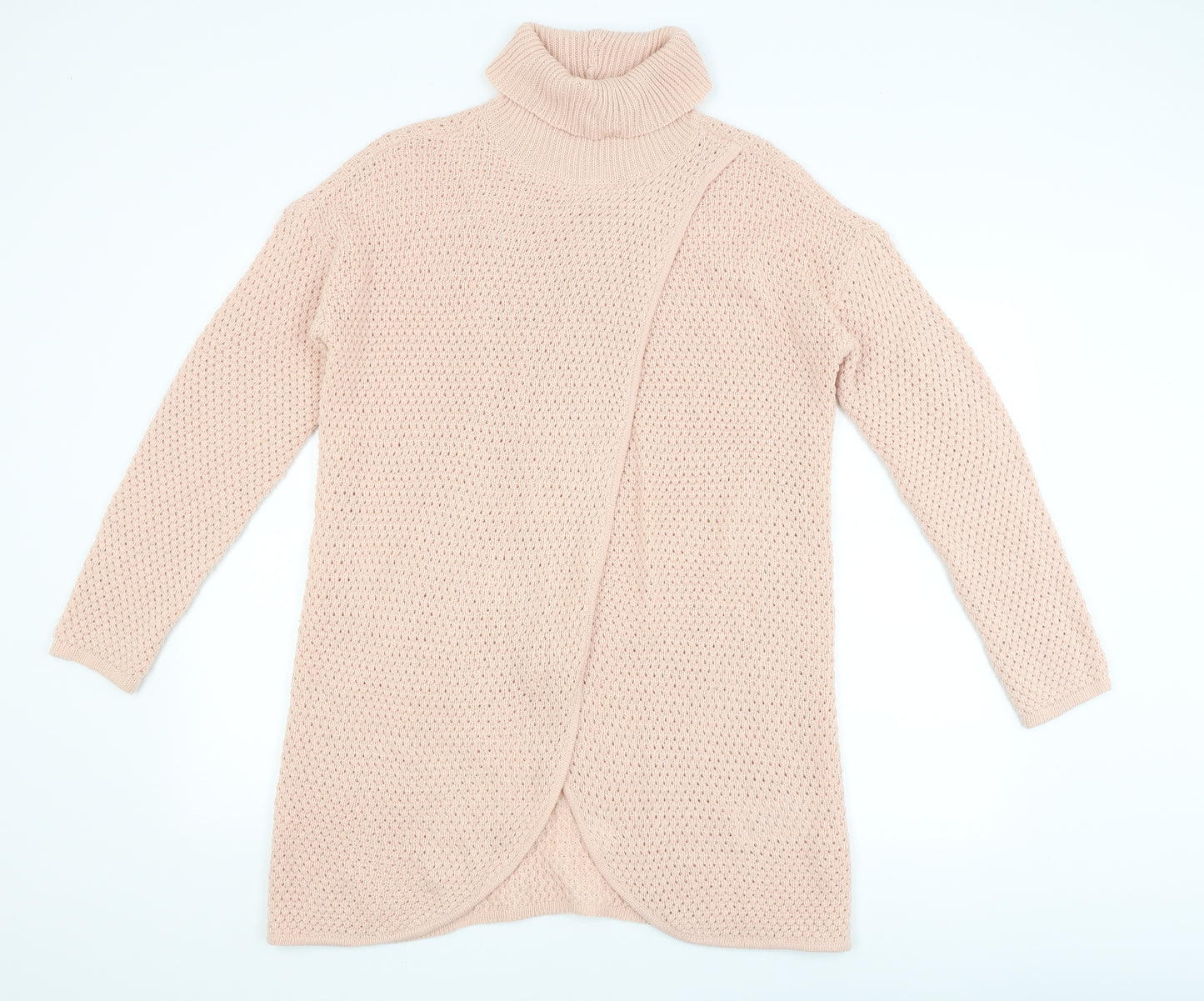 Jaqueline deYong Womens Pink   Pullover Jumper Size S
