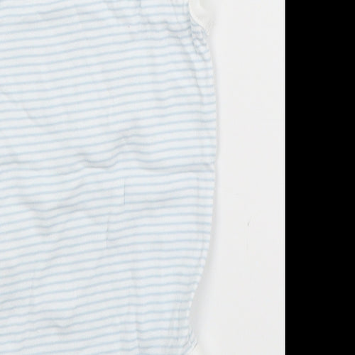 TU Baby Blue Striped  Babygrow One-Piece Size 6-9 Months