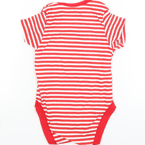 Early Days Baby Red Striped  Babygrow One-Piece Size 6-9 Months  - hero in disguise