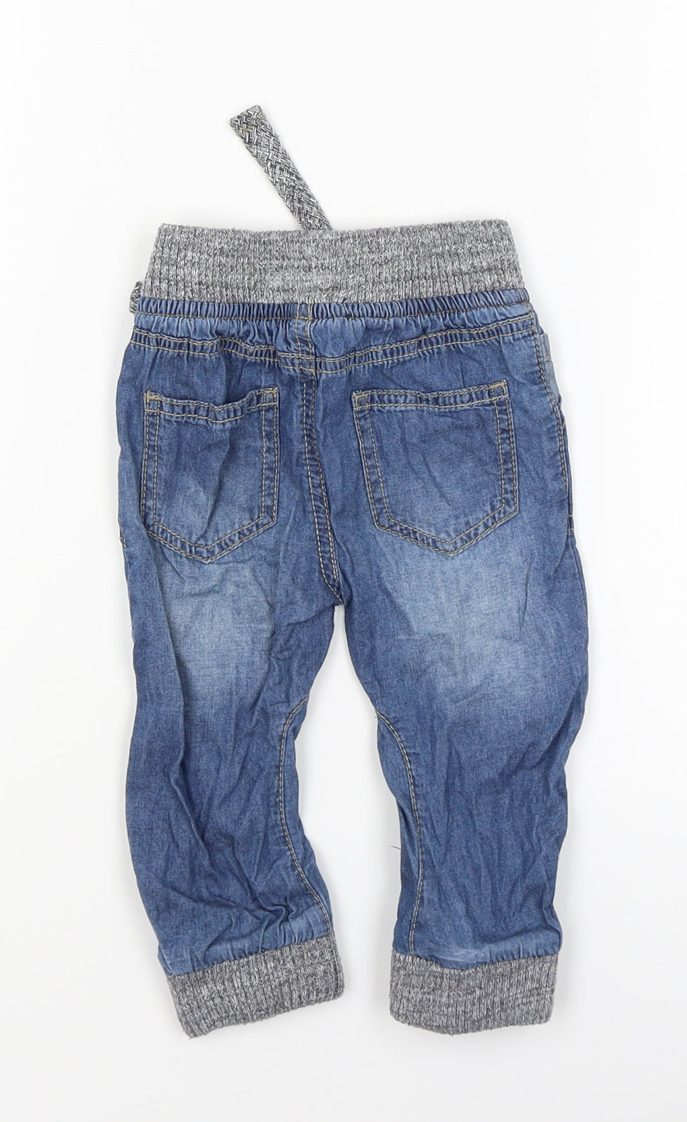Denim Co Baby Blue   Cargo Jeans Size 9-12 Months