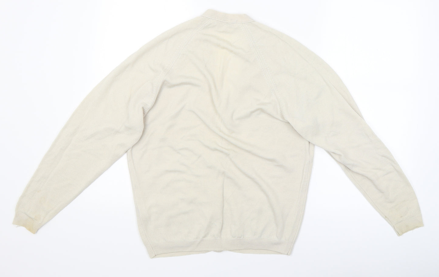 EWM Womens White   Cardigan Jumper Size S