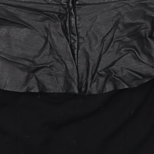 H&M Womens Black   Mini Skirt Size 8