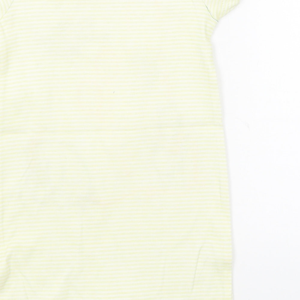 Disney Baby Yellow Striped  Babygrow One-Piece Size 3-6 Months  - winnie the pooh
