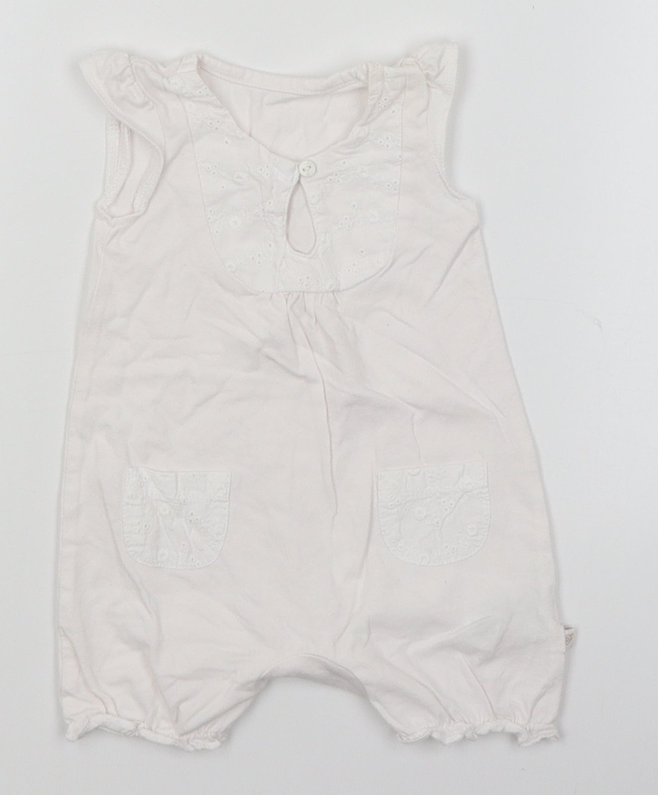 Mothercare Baby White   Babygrow One-Piece Size Newborn