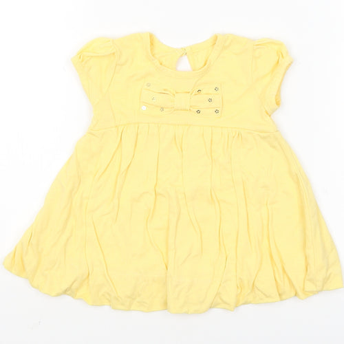 George Baby Yellow   Fit & Flare  Size 3-6 Months