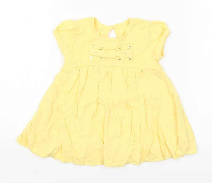 George Baby Yellow   Fit & Flare  Size 3-6 Months