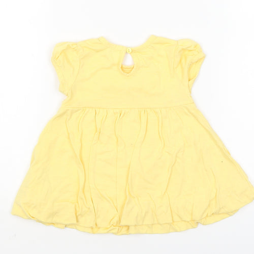 George Baby Yellow   Fit & Flare  Size 3-6 Months