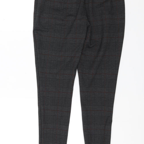 George Womens Grey Check  Trousers  Size 14 L27 in