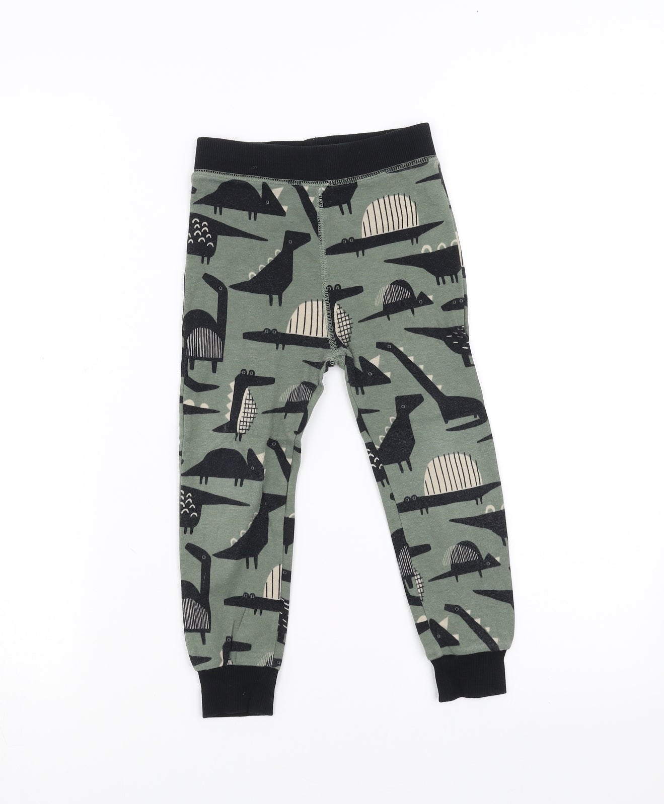 NEXT Boys Green   Jogger Trousers Size 3-4 Years - Dinosaur