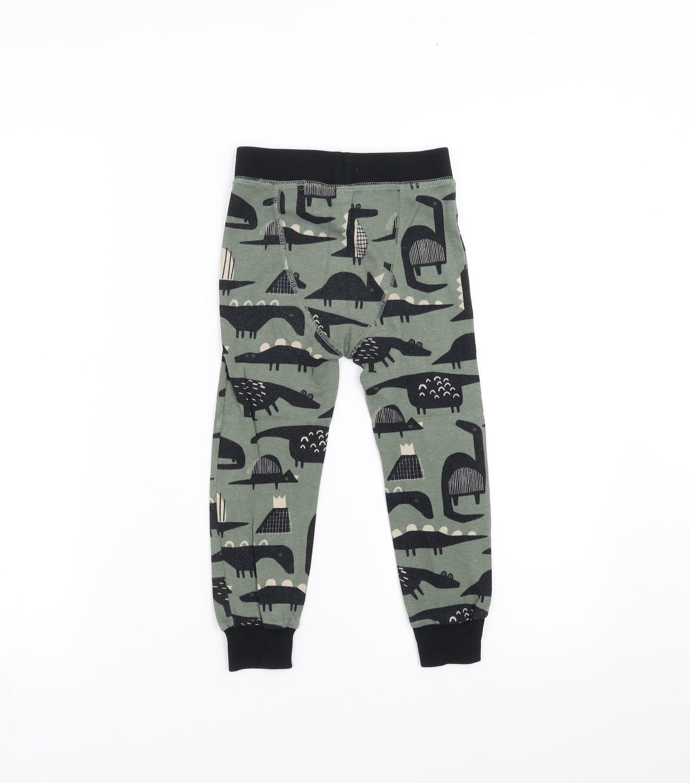 NEXT Boys Green   Jogger Trousers Size 3-4 Years - Dinosaur