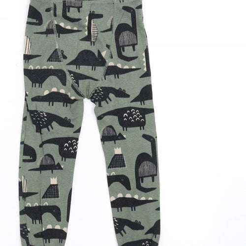 NEXT Boys Green   Jogger Trousers Size 3-4 Years - Dinosaur