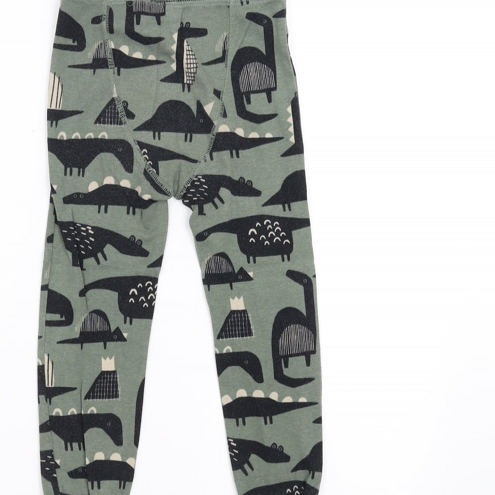 NEXT Boys Green   Jogger Trousers Size 3-4 Years - Dinosaur