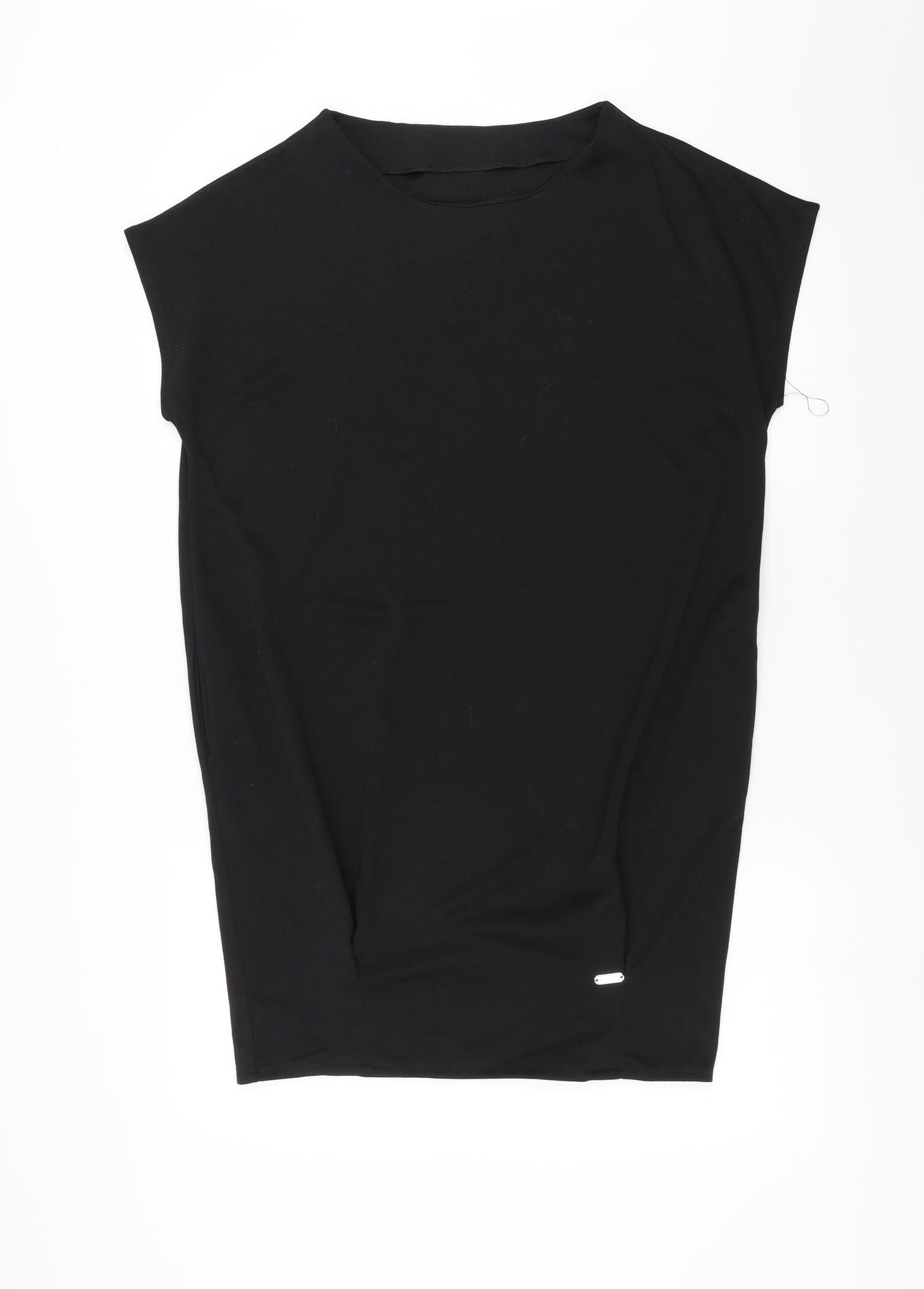 Preworn Womens Black   T-Shirt Dress  Size XL