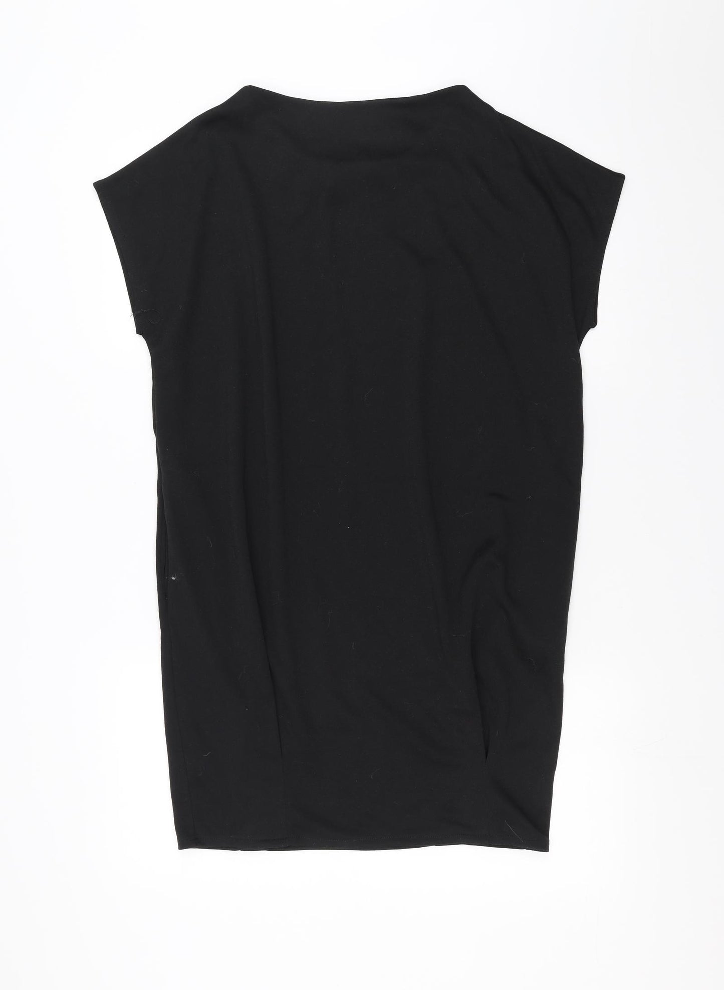 Preworn Womens Black   T-Shirt Dress  Size XL