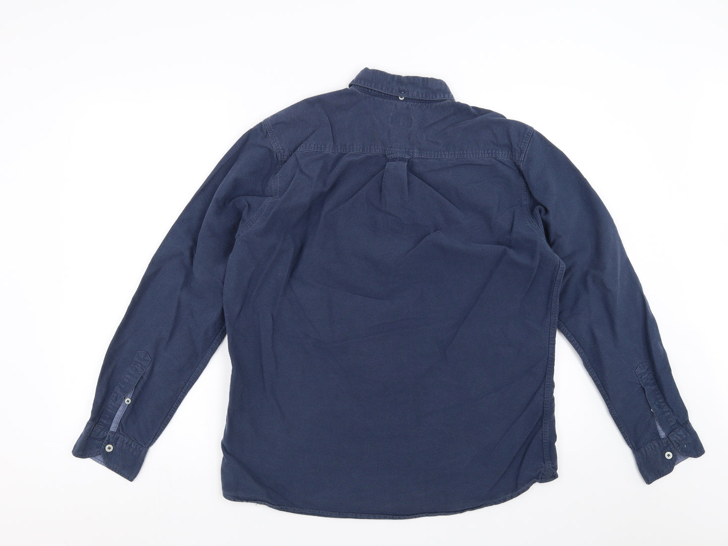 BOSTON CREW Mens Blue    Button-Up Size M