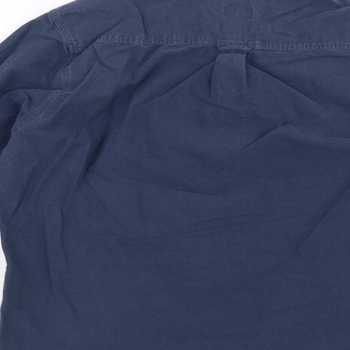 BOSTON CREW Mens Blue    Button-Up Size M