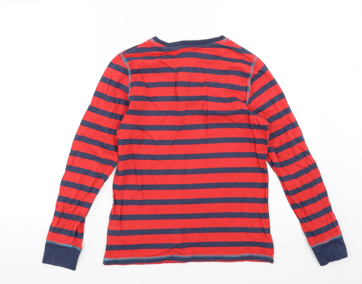 NEXT Boys Red Striped   Pyjama Top Size 12 Years