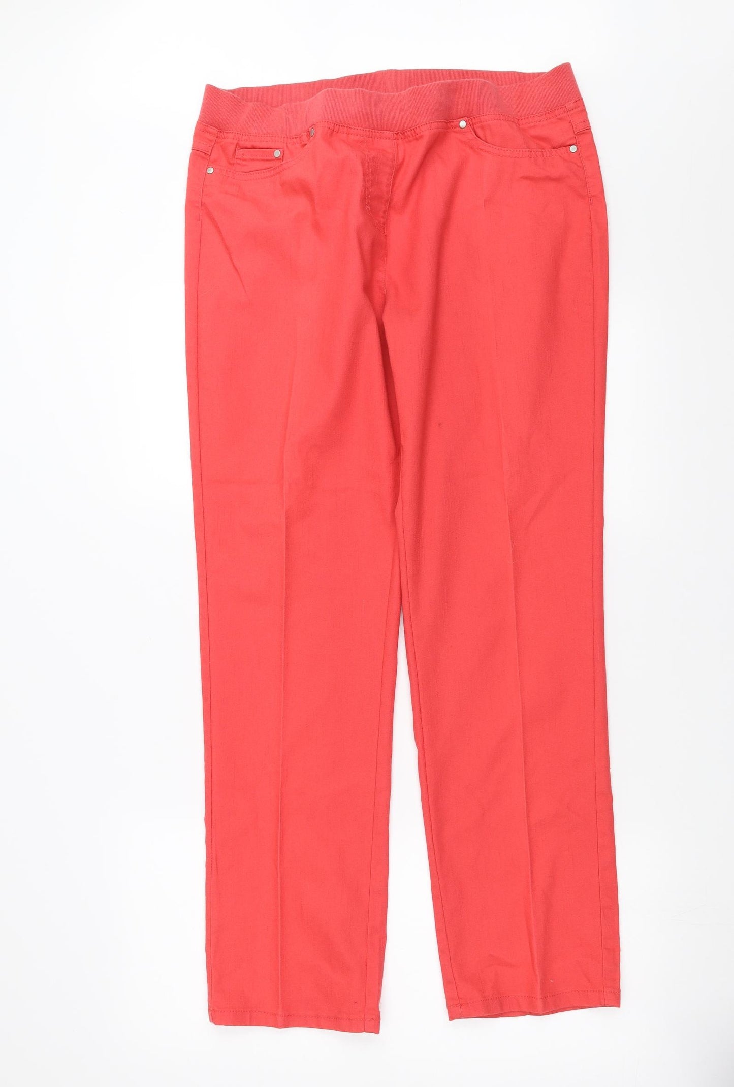 Epilogue Womens Pink  Denim Straight Jeans Size 16 L30 in