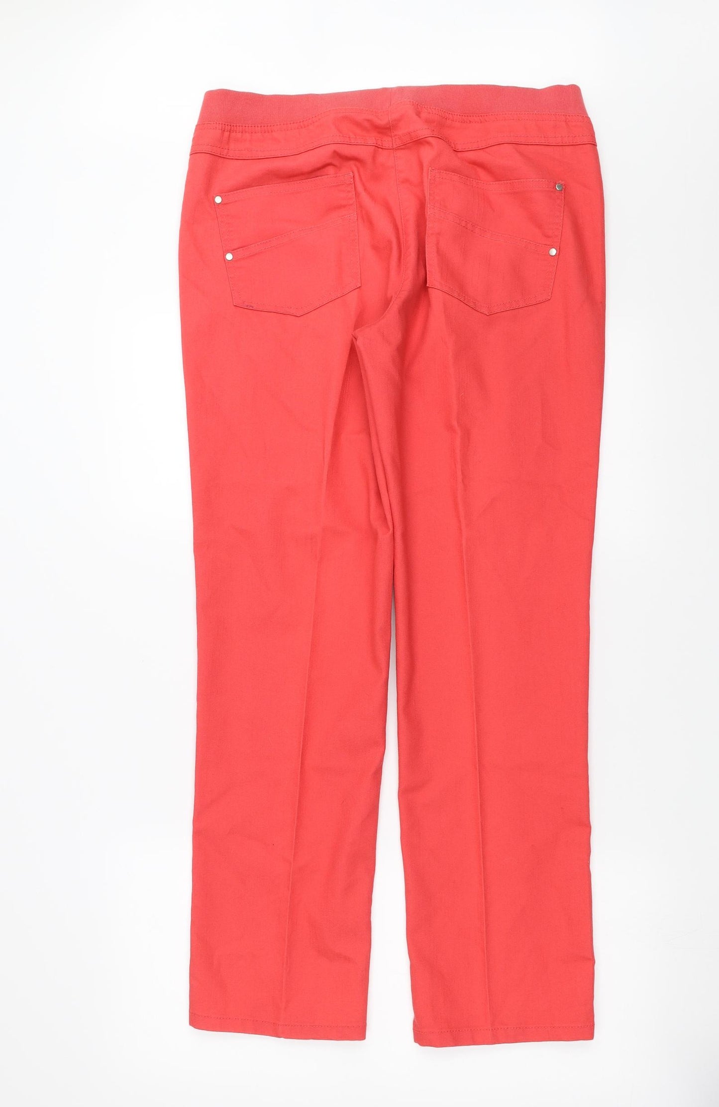 Epilogue Womens Pink  Denim Straight Jeans Size 16 L30 in