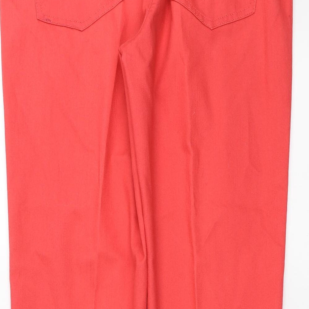 Epilogue Womens Pink  Denim Straight Jeans Size 16 L30 in