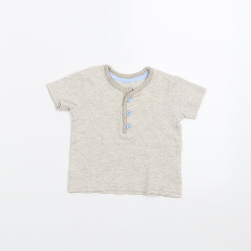 George Boys Beige   Basic T-Shirt Size 3-6 Months