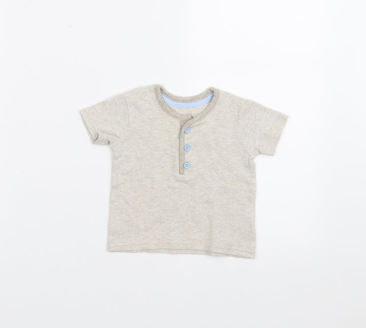 George Boys Beige   Basic T-Shirt Size 3-6 Months