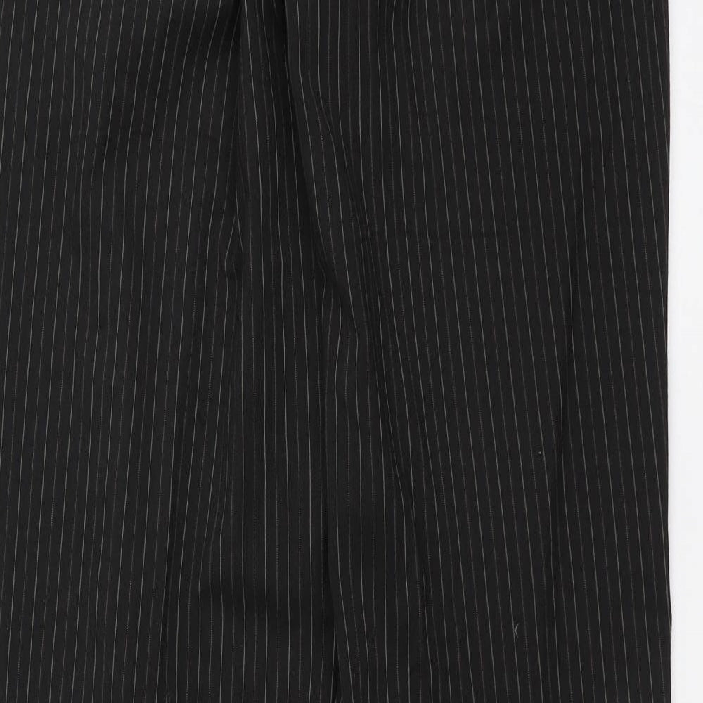 Preworn Mens Brown Striped  Trousers  Size 32 in L31 in