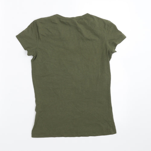 Meltin' Pot Womens Green   Basic T-Shirt Size S  - meltin pot