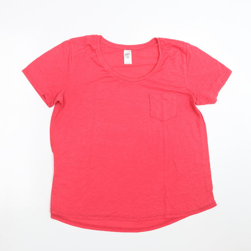 Now Womens Pink   Basic T-Shirt Size 14