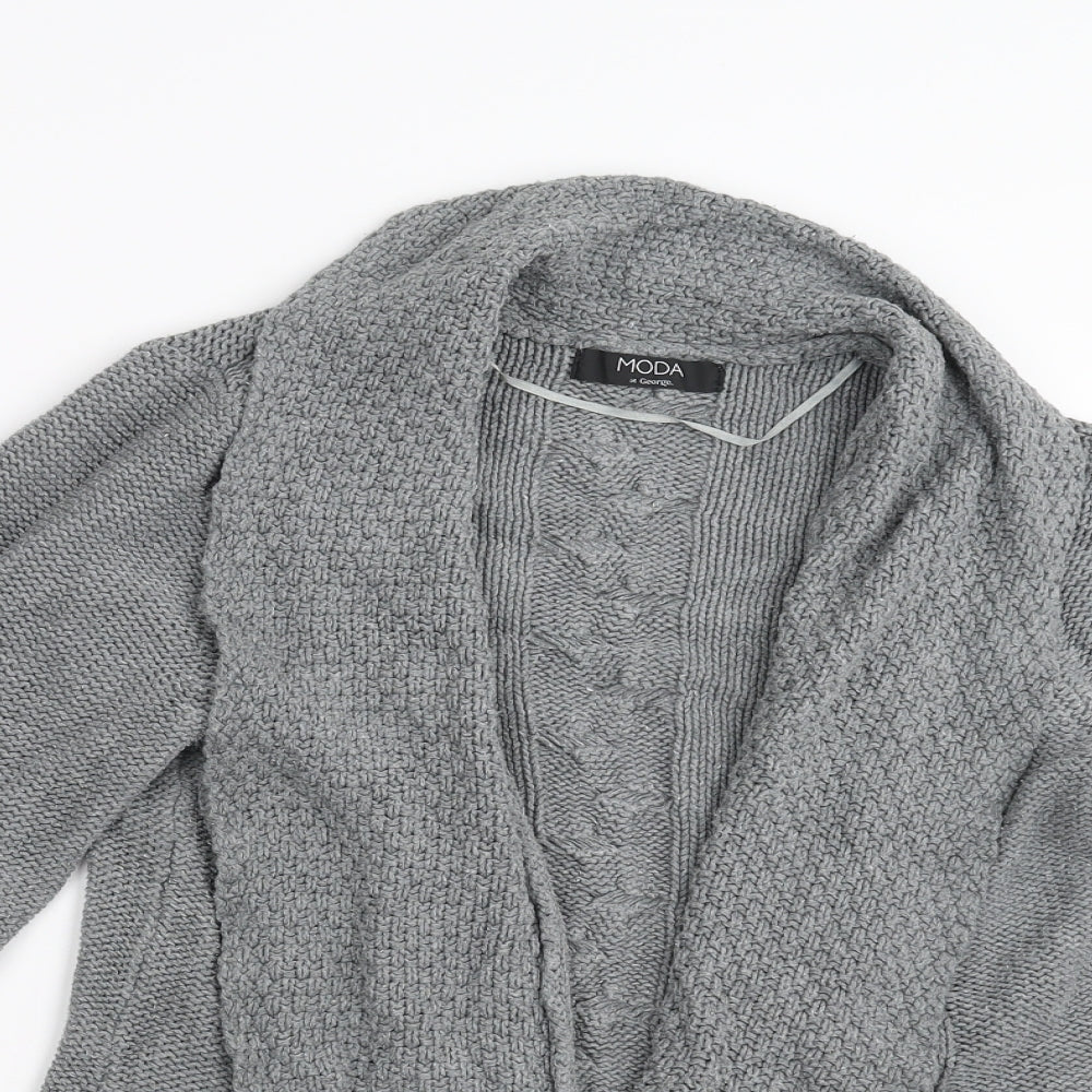 George Womens Grey   Cardigan Jumper Size 14