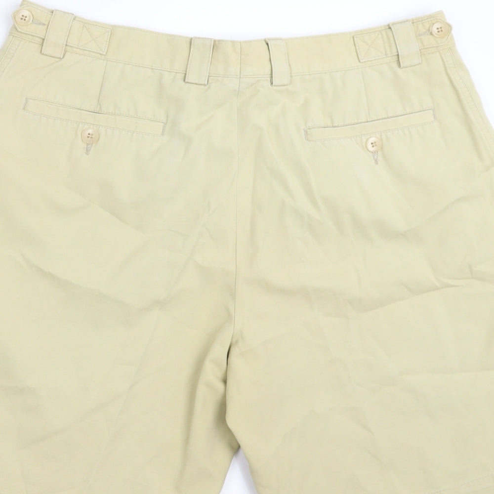 Guise Mens Yellow   Chino Shorts Size 34 in