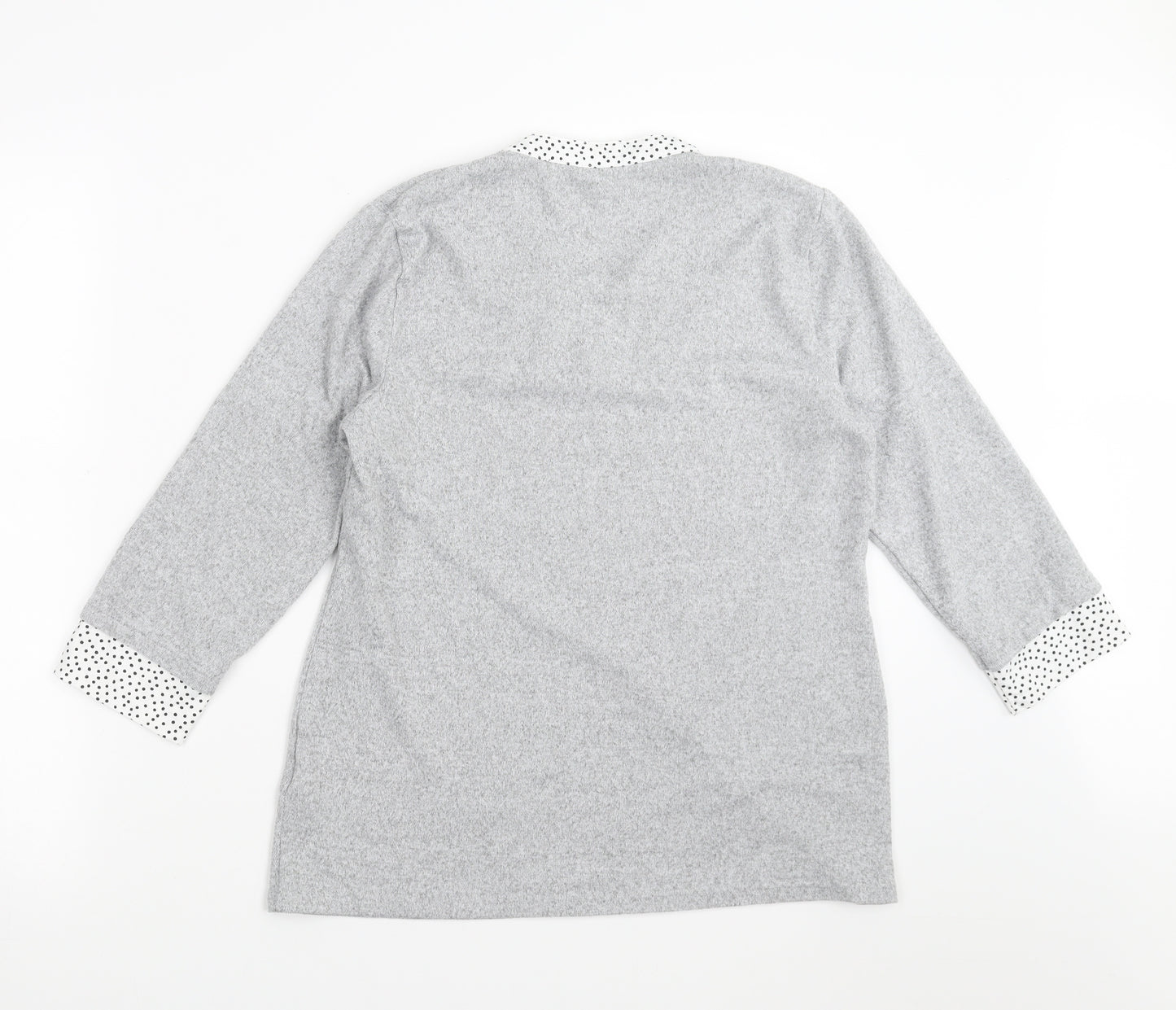 Bonmarché Womens Grey   Pullover Jumper Size 12