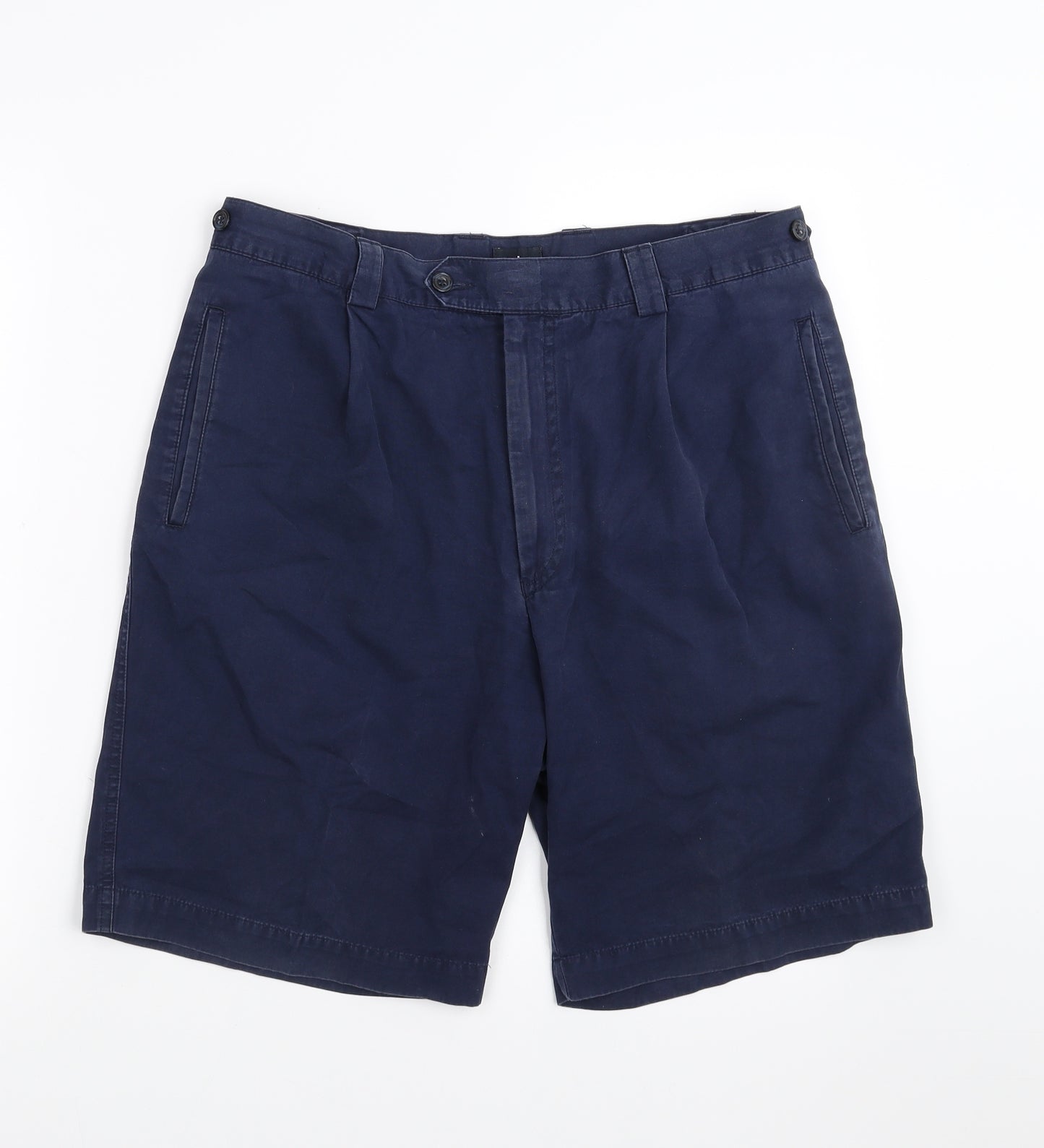 Guise Mens Blue   Chino Shorts Size 34 in