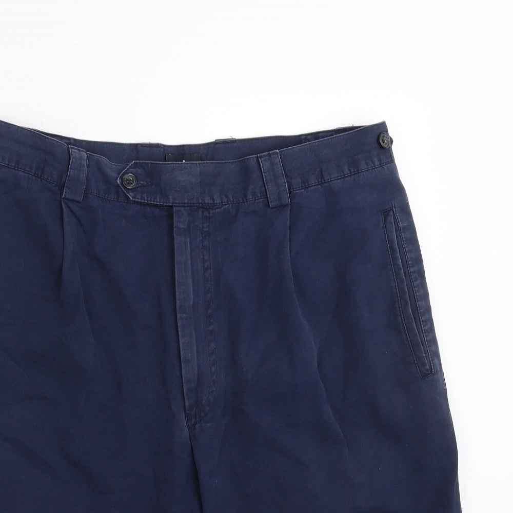 Guise Mens Blue   Chino Shorts Size 34 in
