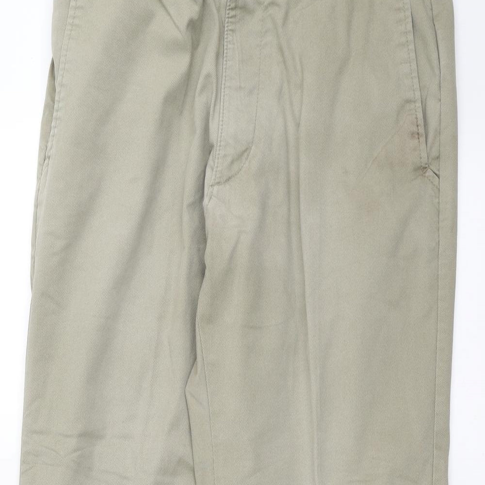 Marks and Spencer Mens Beige   Trousers  Size 34 in L29 in