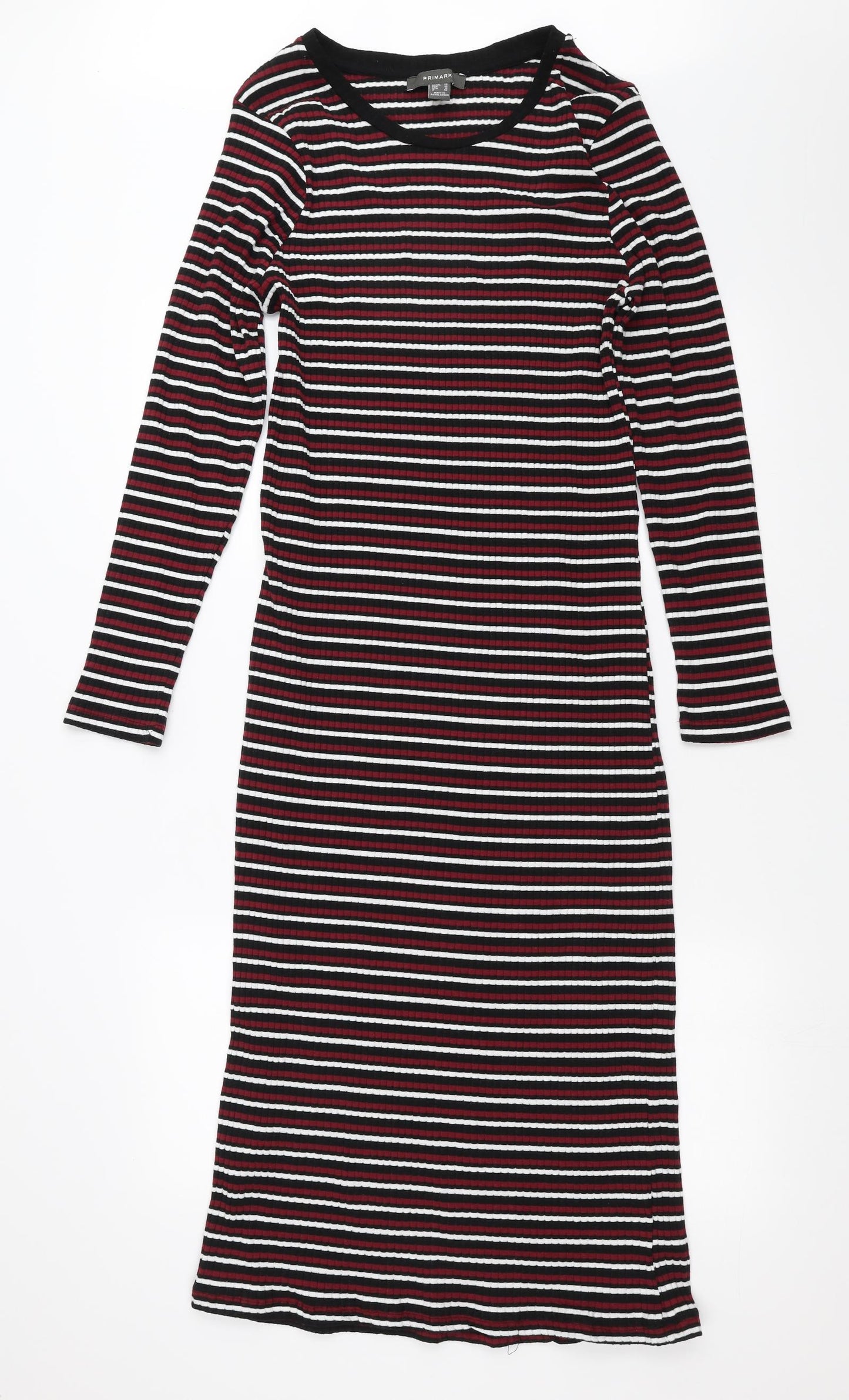 Primark Womens Black Striped  Maxi  Size 20
