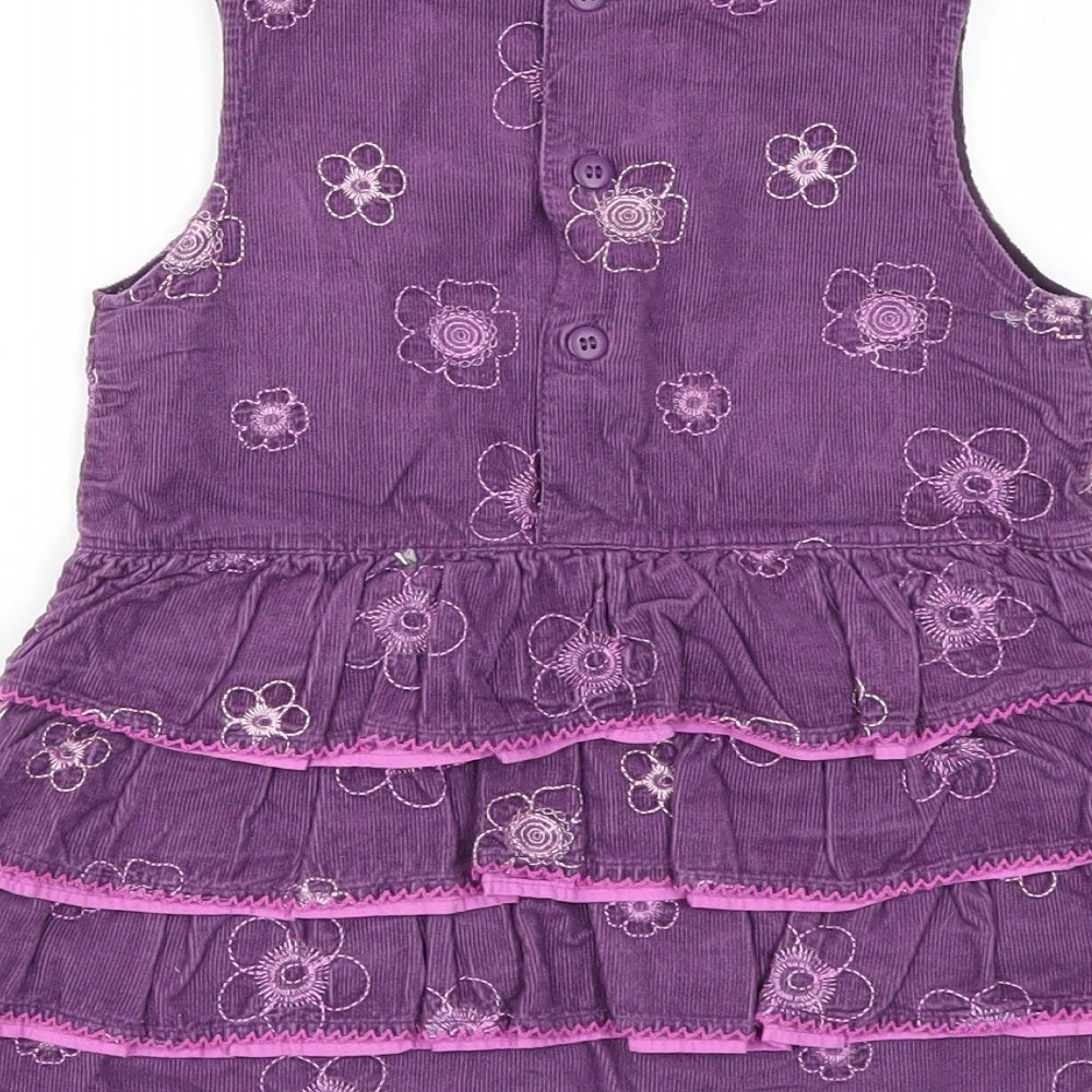 TU Girls Purple   Fit & Flare  Size 12-18 Months