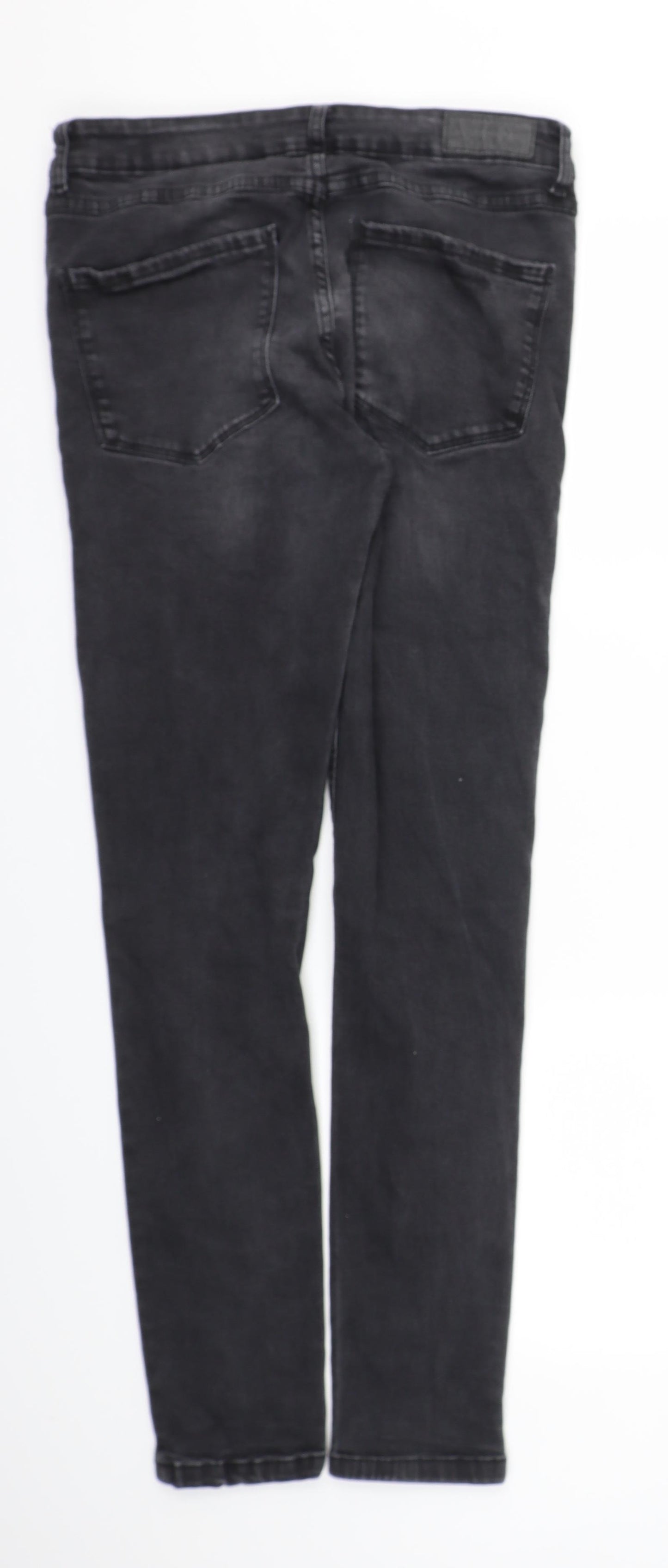 Preworn Womens Black   Skinny Jeans Size 32 L32 in