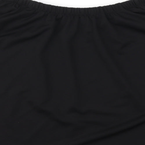 Preworn Womens Black   Basic T-Shirt Size 16