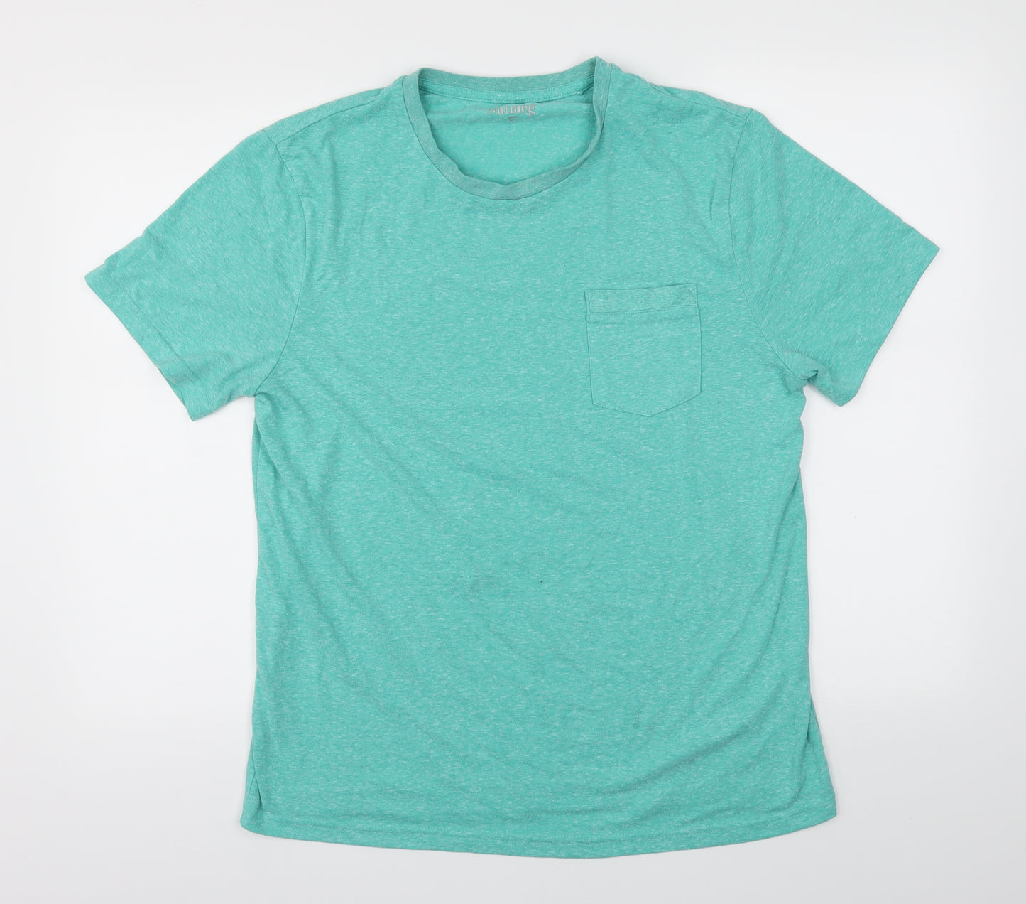 Nutmeg Mens Green    T-Shirt Size M
