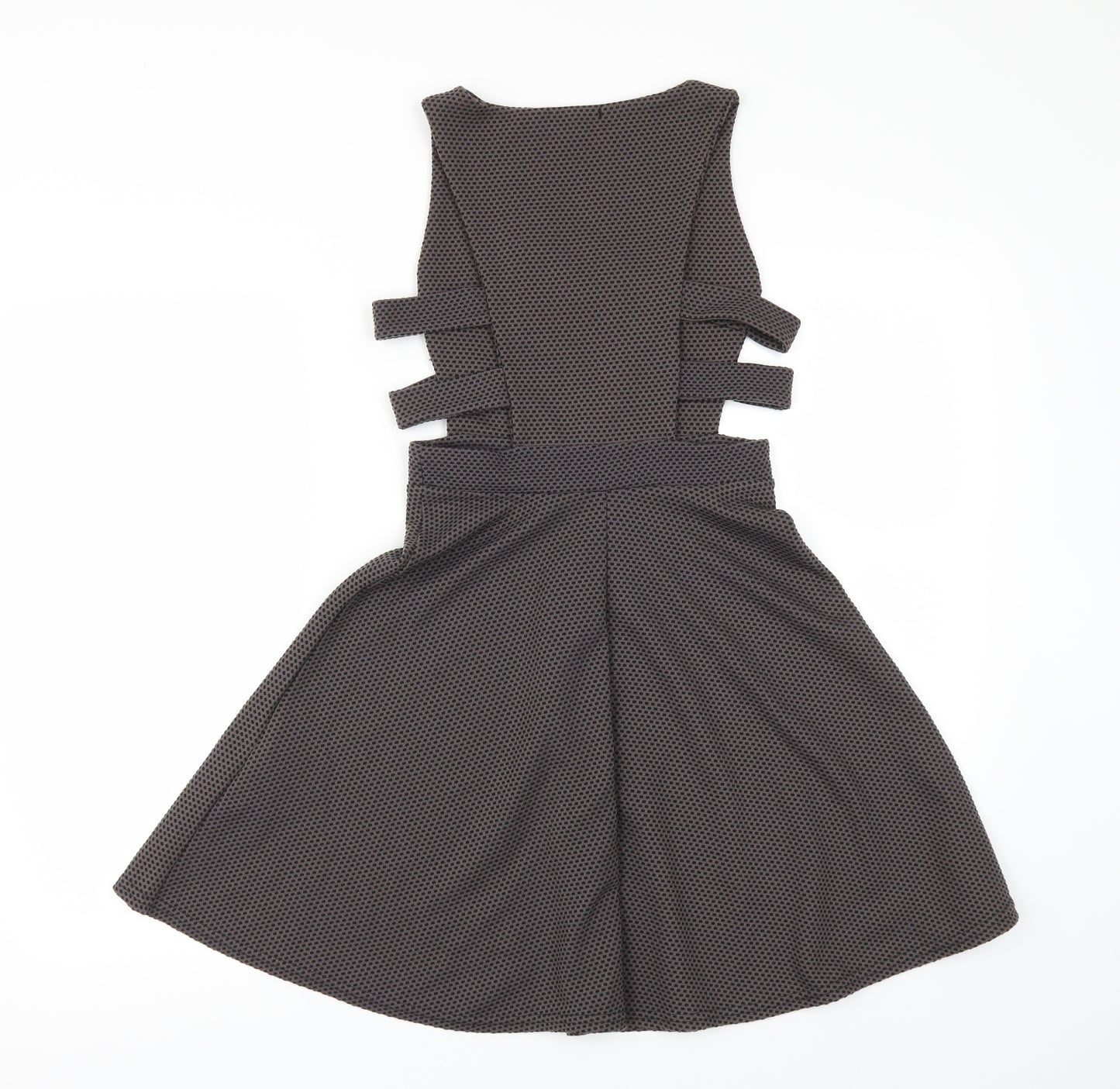 Boohoo Womens Brown   Fit & Flare  Size 6