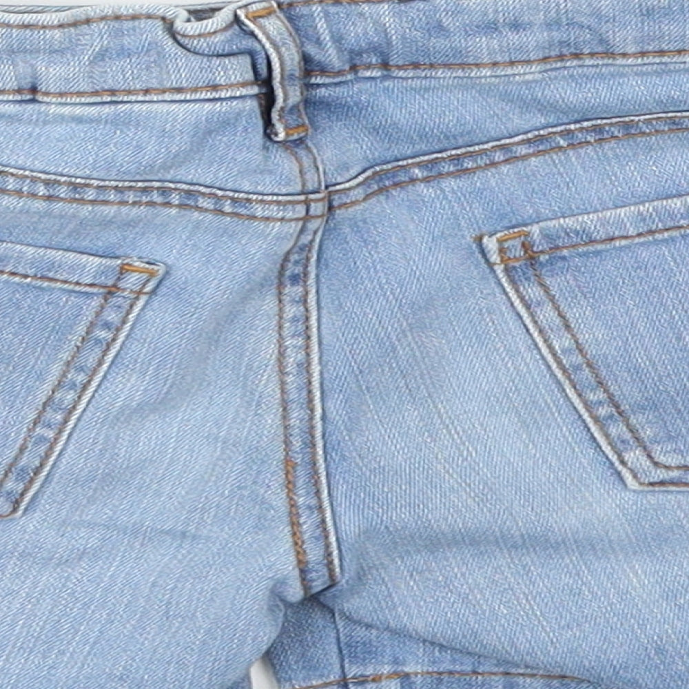 Monsoon Girls Blue   Cut-Off Shorts Size 6 Years