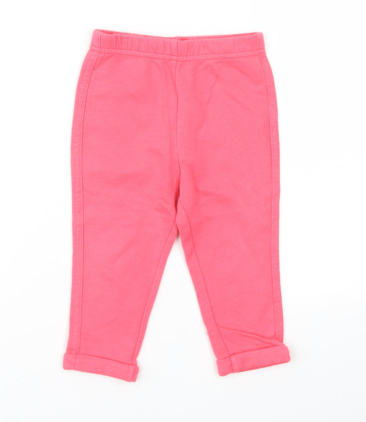 George Girls Pink Capri Leggings Size 9-12 Months