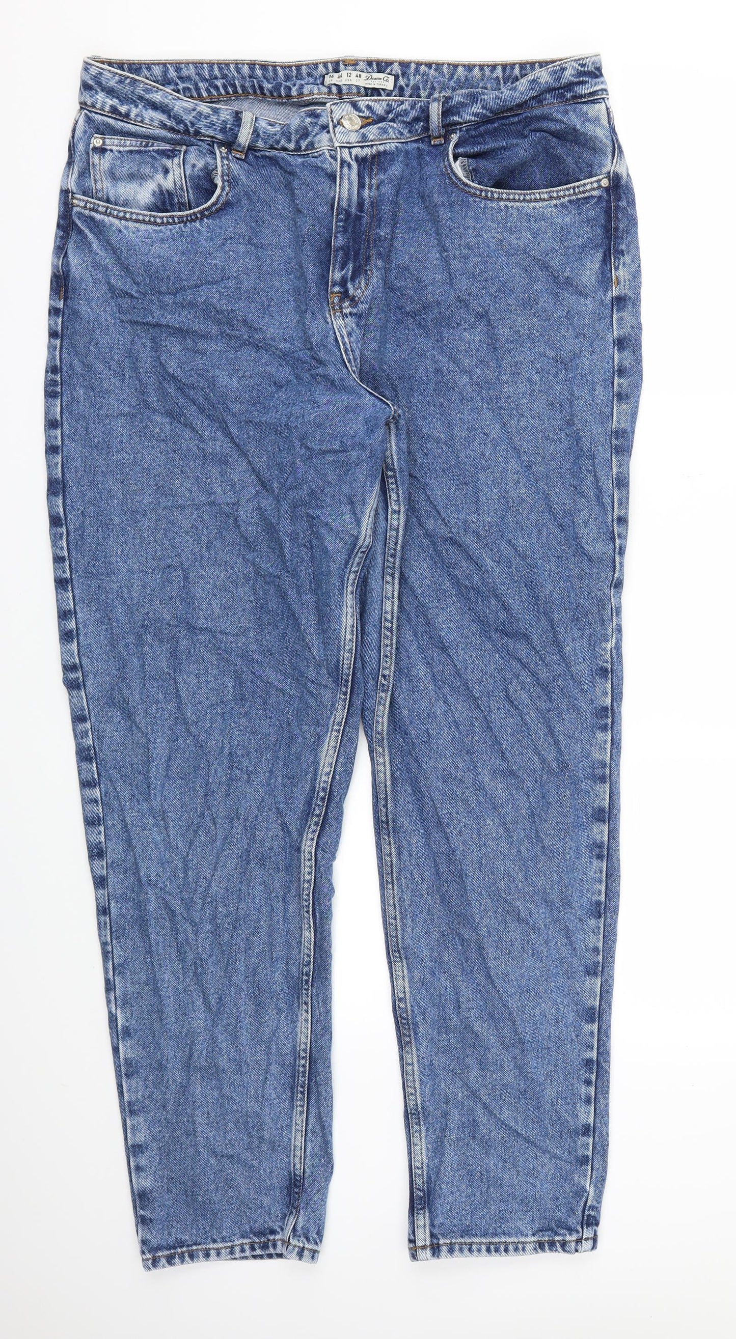 Denim & Co. Womens Blue   Skinny Jeans Size 16 L30 in