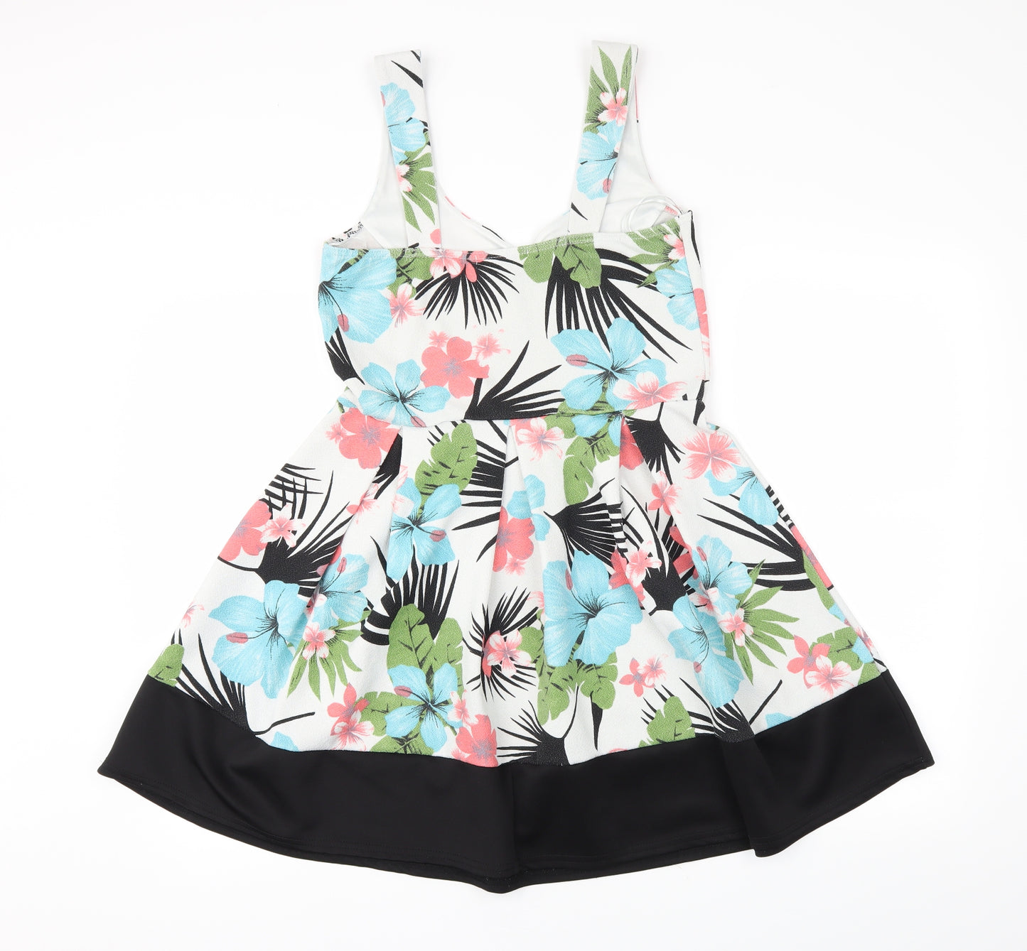 CAMEO ROSE  Womens Multicoloured Floral  Fit & Flare  Size 14