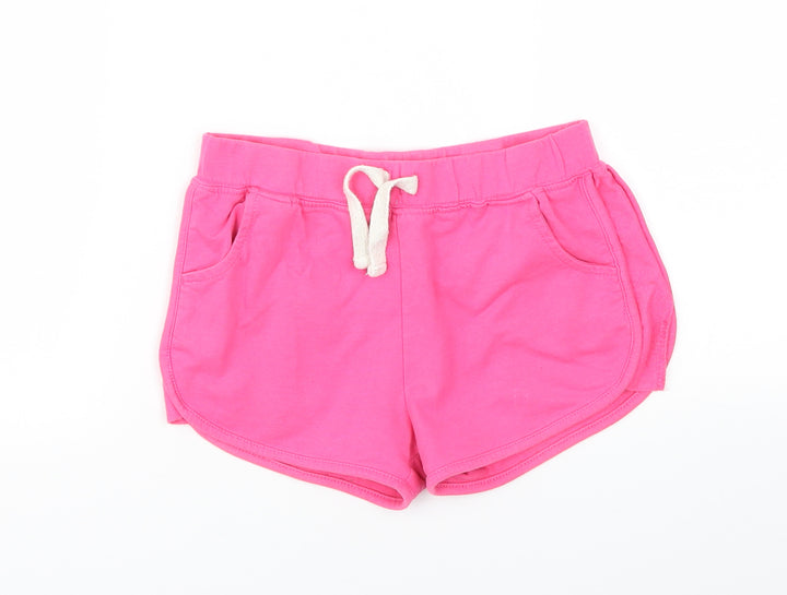 I love girls wear Girls Pink   Cut-Off Shorts Size 9 Years