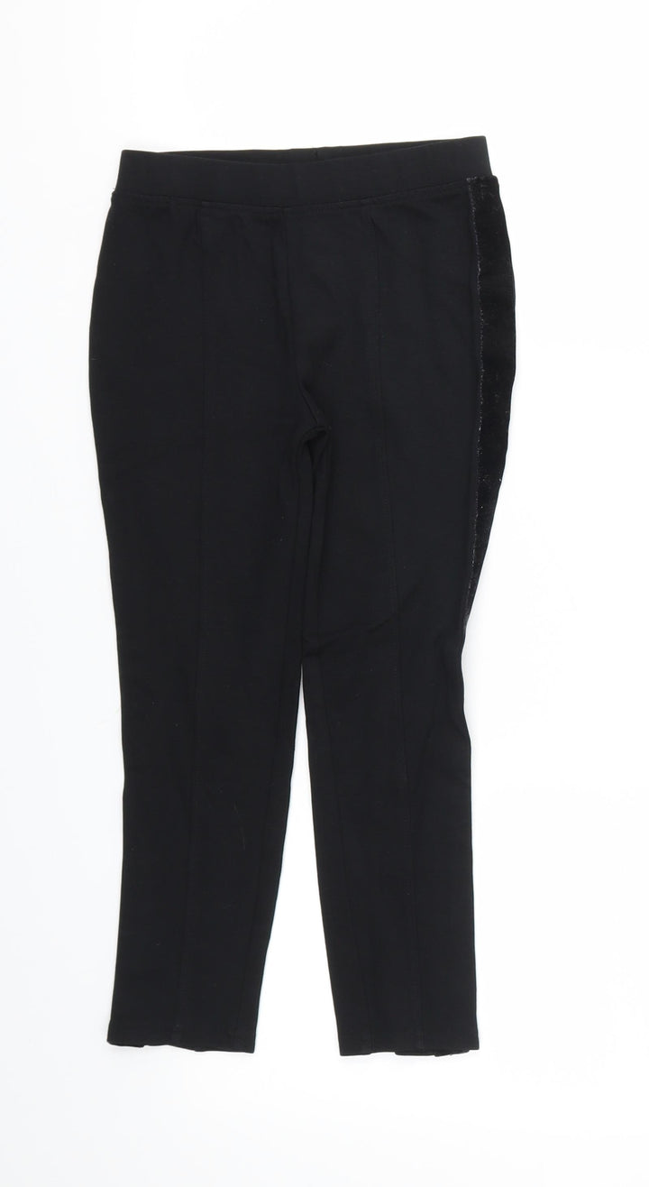 Next  Girls Black   Jegging Trousers Size 8 Years