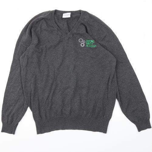 Performa Mens Grey   Pullover Sweatshirt Size M