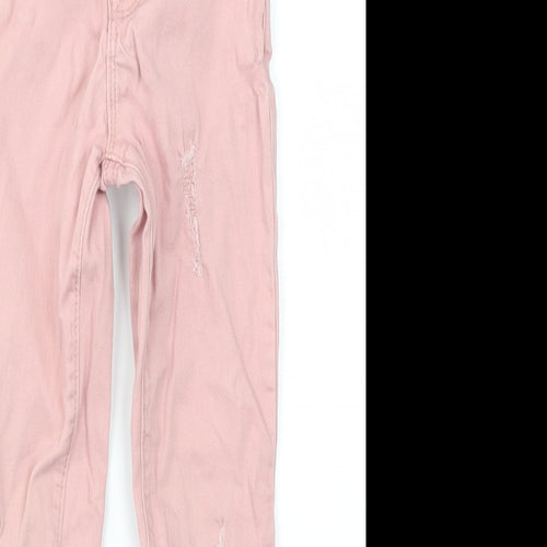 DENIM &CO  Girls Pink   Skinny Jeans Size 4-5 Years