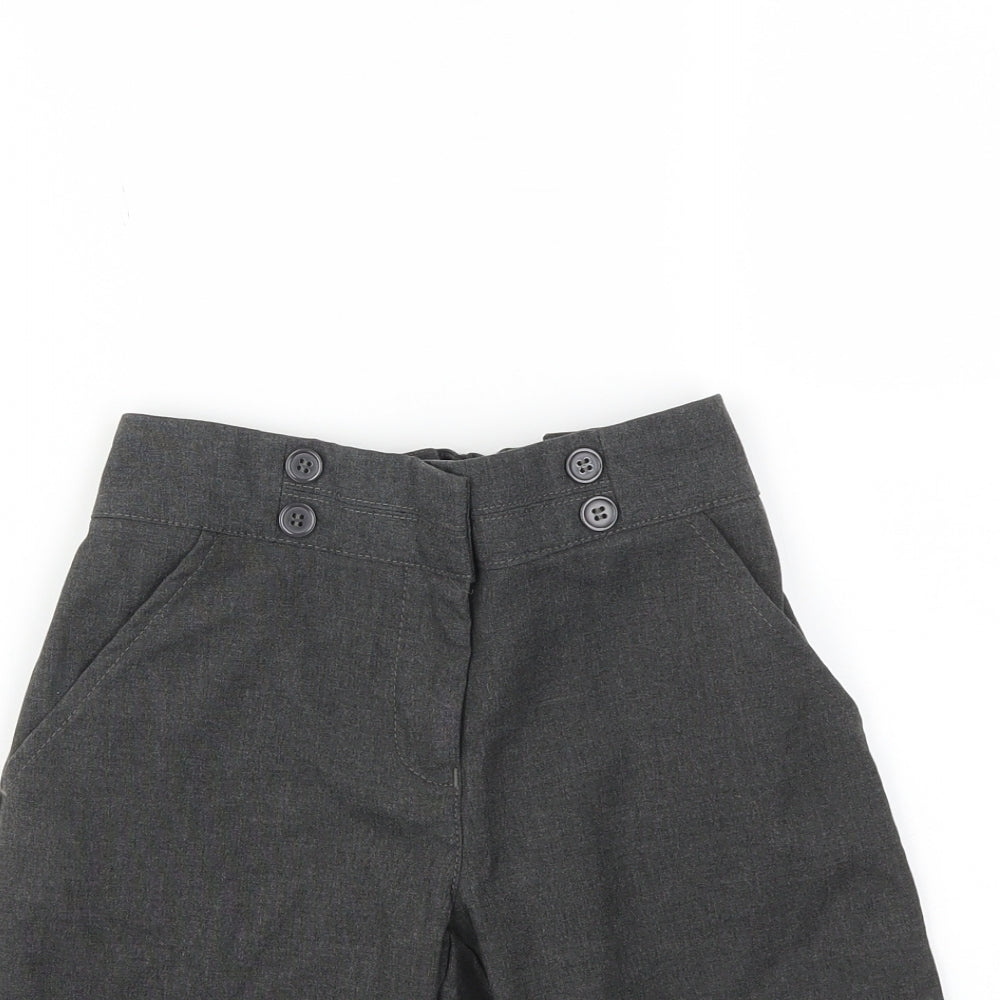 M&S Girls Grey   Cut-Off Shorts Size 9-10 Years